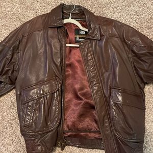 London fog leather jacket